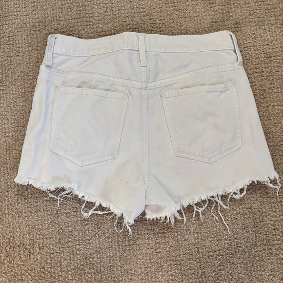 Madewell White Relaxed Denim Shorts - size 25 - Picture 5 of 10